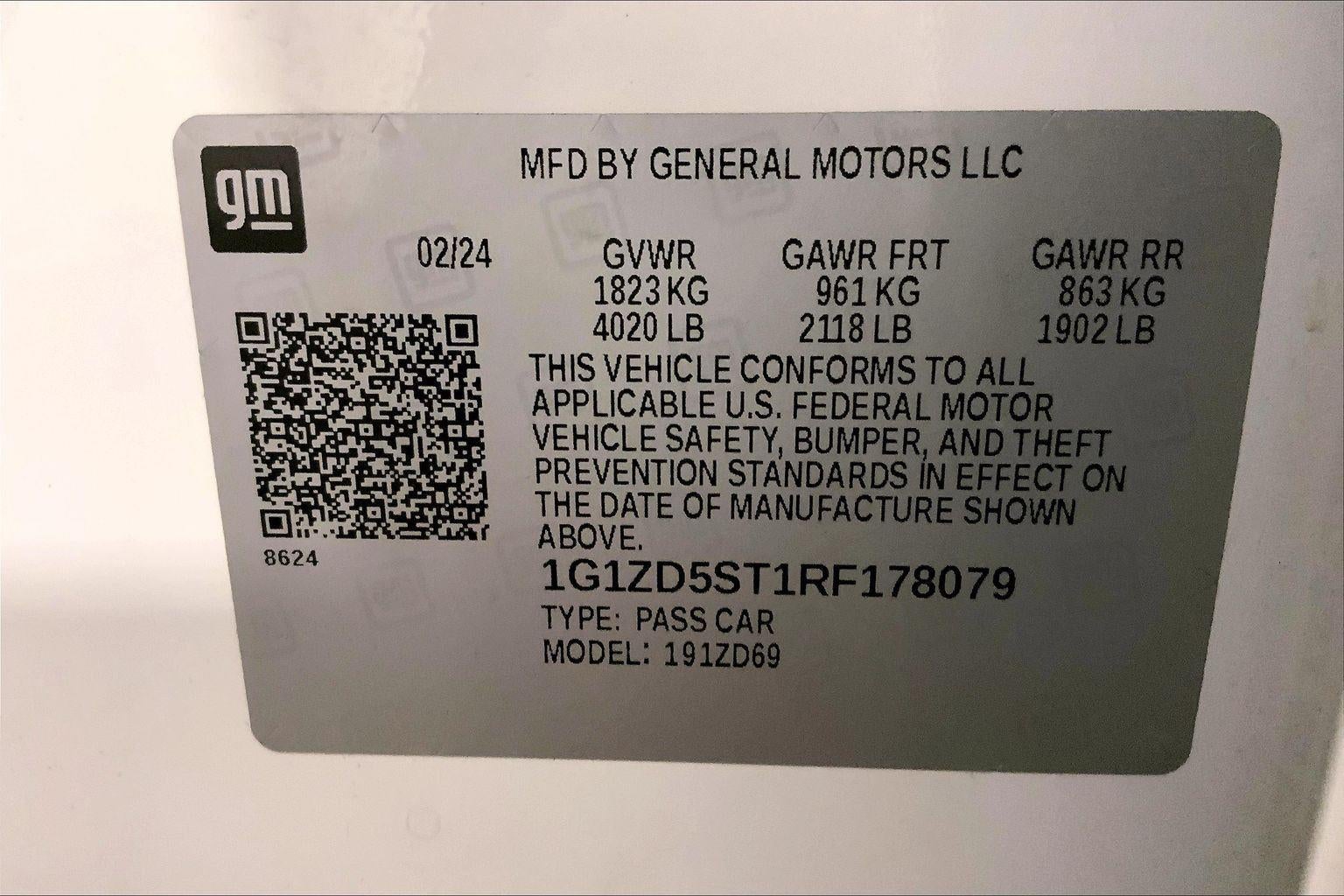 2024 Chevrolet Malibu FWD 1LT