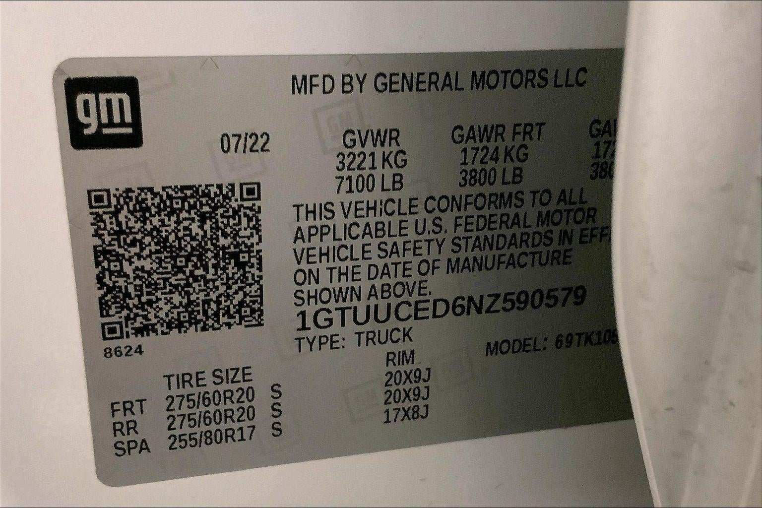 2022 GMC Sierra 1500 Elevation