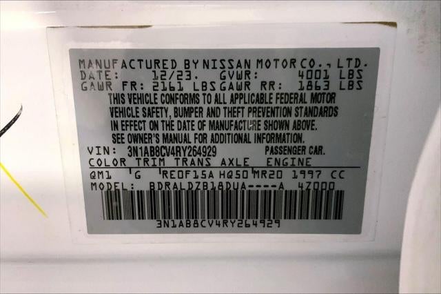 2024 Nissan Sentra SV Xtronic CVT