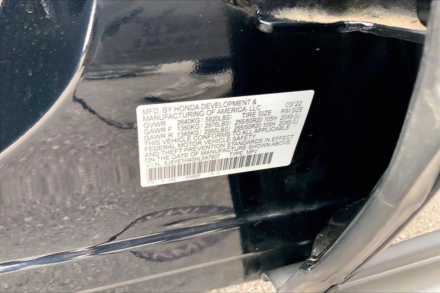 2022 Acura MDX Technology Package
