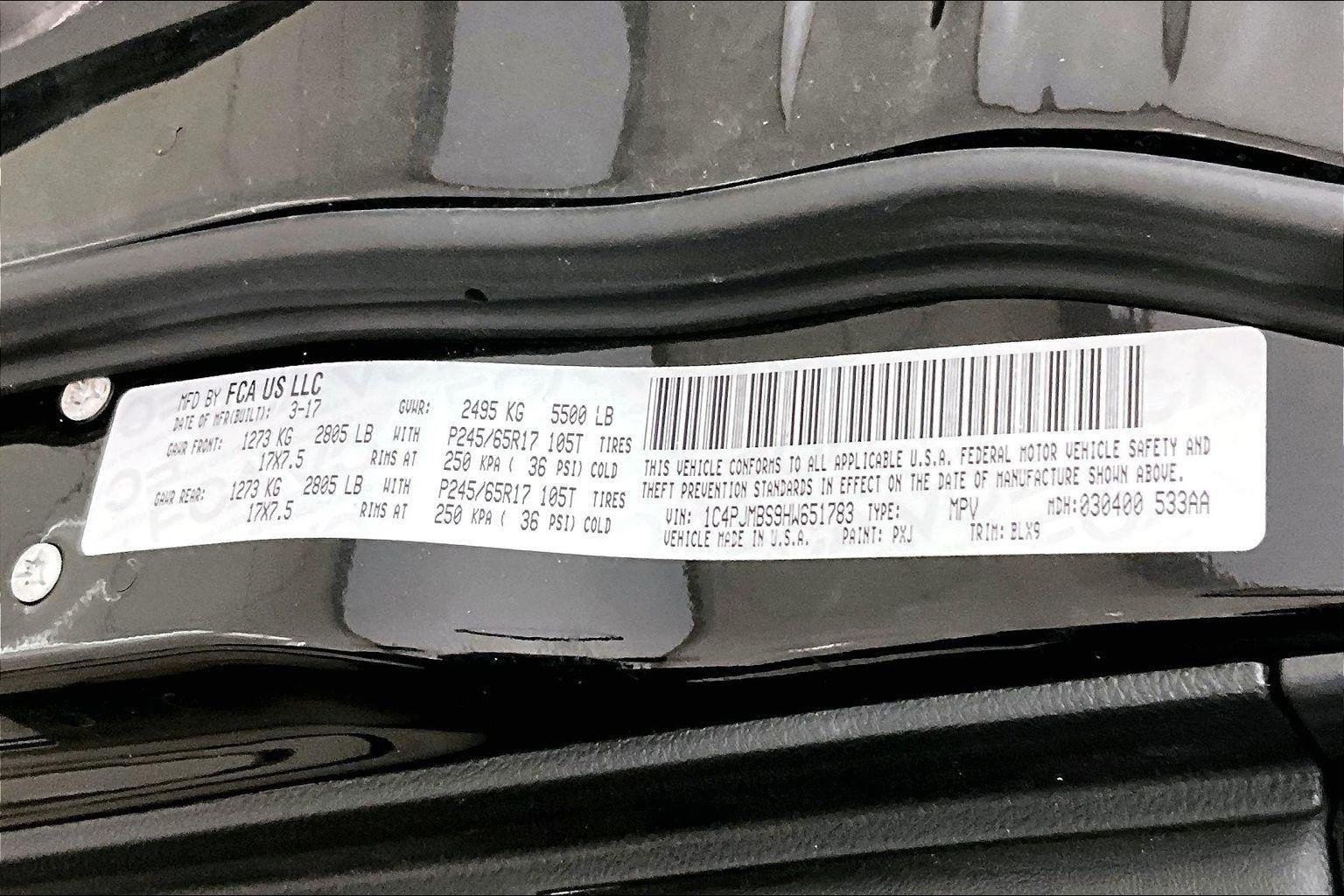 2017 Jeep Cherokee Trailhawk L Plus