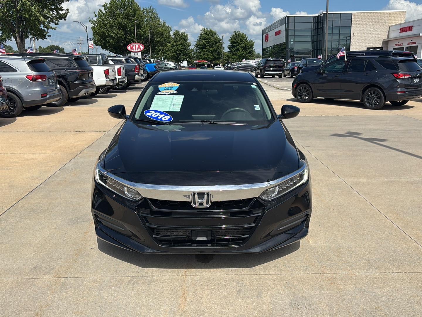 Used 2018 Honda Accord LX with VIN 1HGCV1F19JA009135 for sale in Kansas City