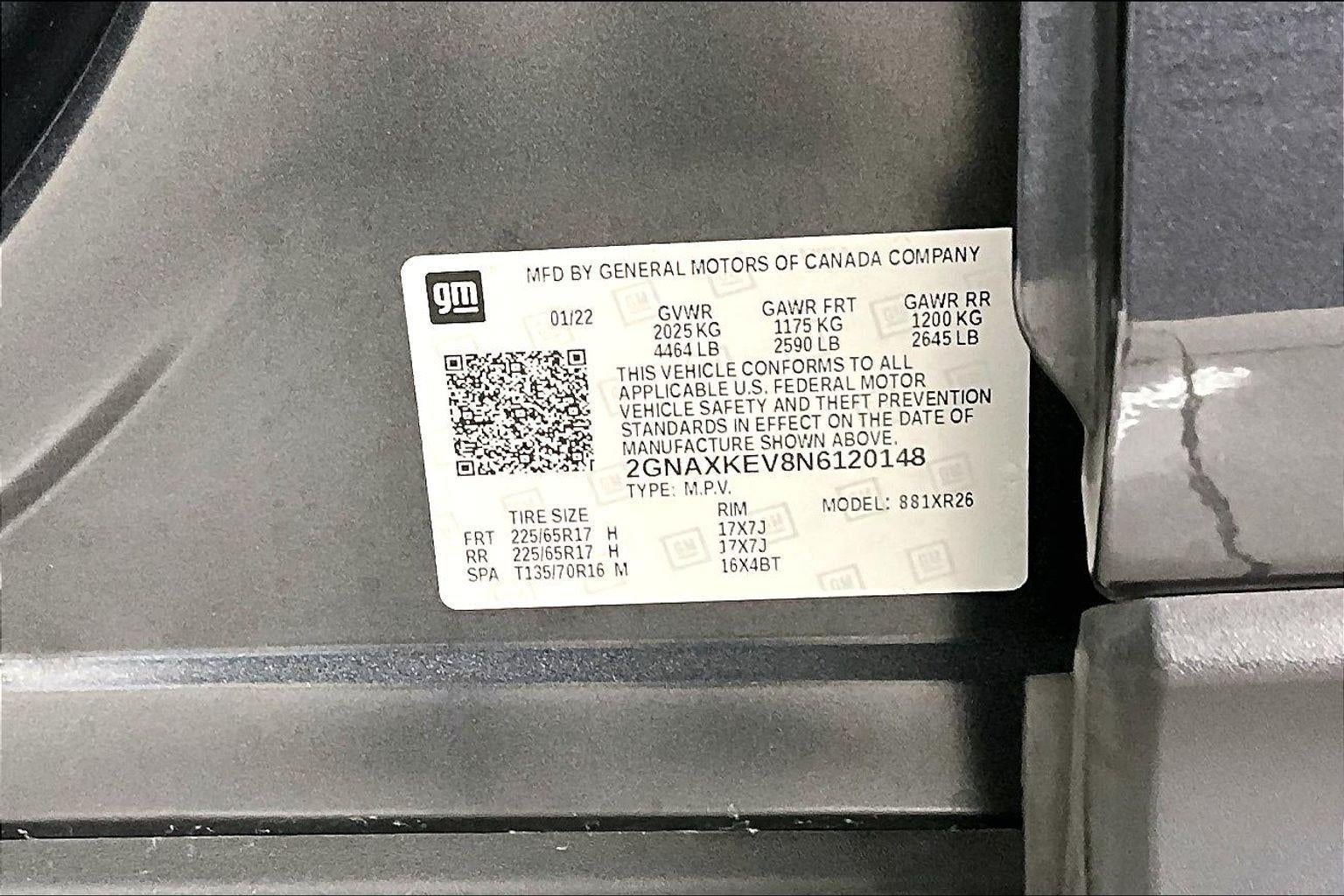 2022 Chevrolet Equinox LT