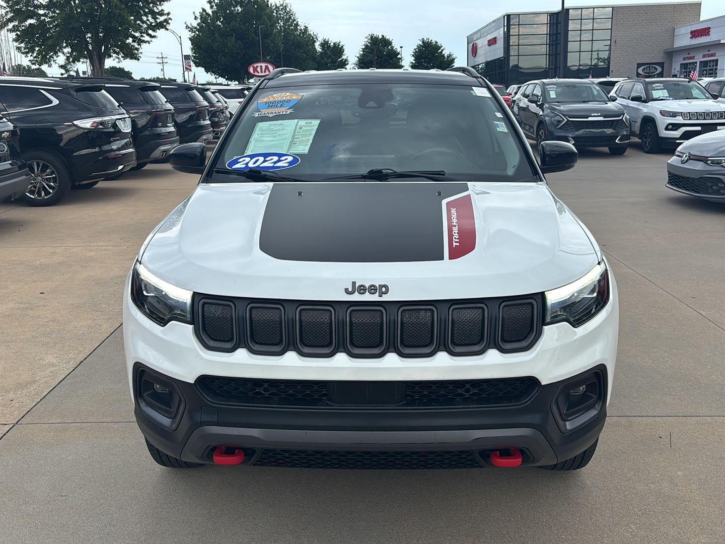Used 2022 Jeep Compass Trailhawk with VIN 3C4NJDDB5NT212148 for sale in Kansas City