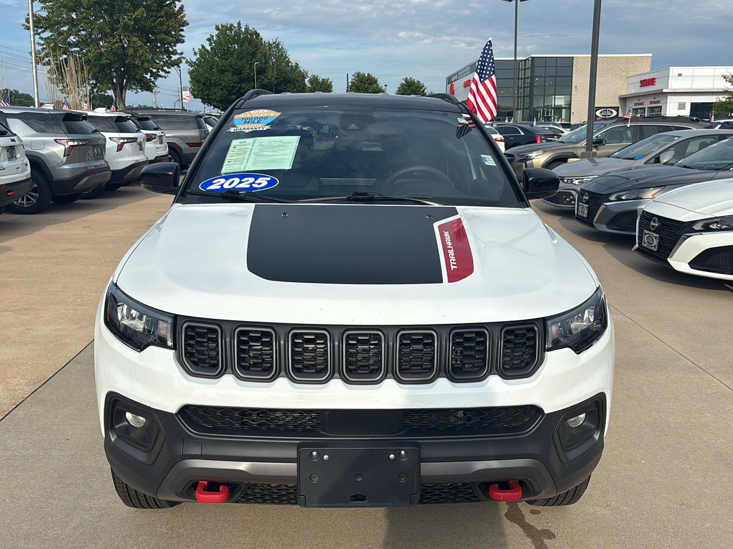 Used 2025 Jeep Compass Trailhawk with VIN 3C4NJDDN2ST581149 for sale in Kansas City