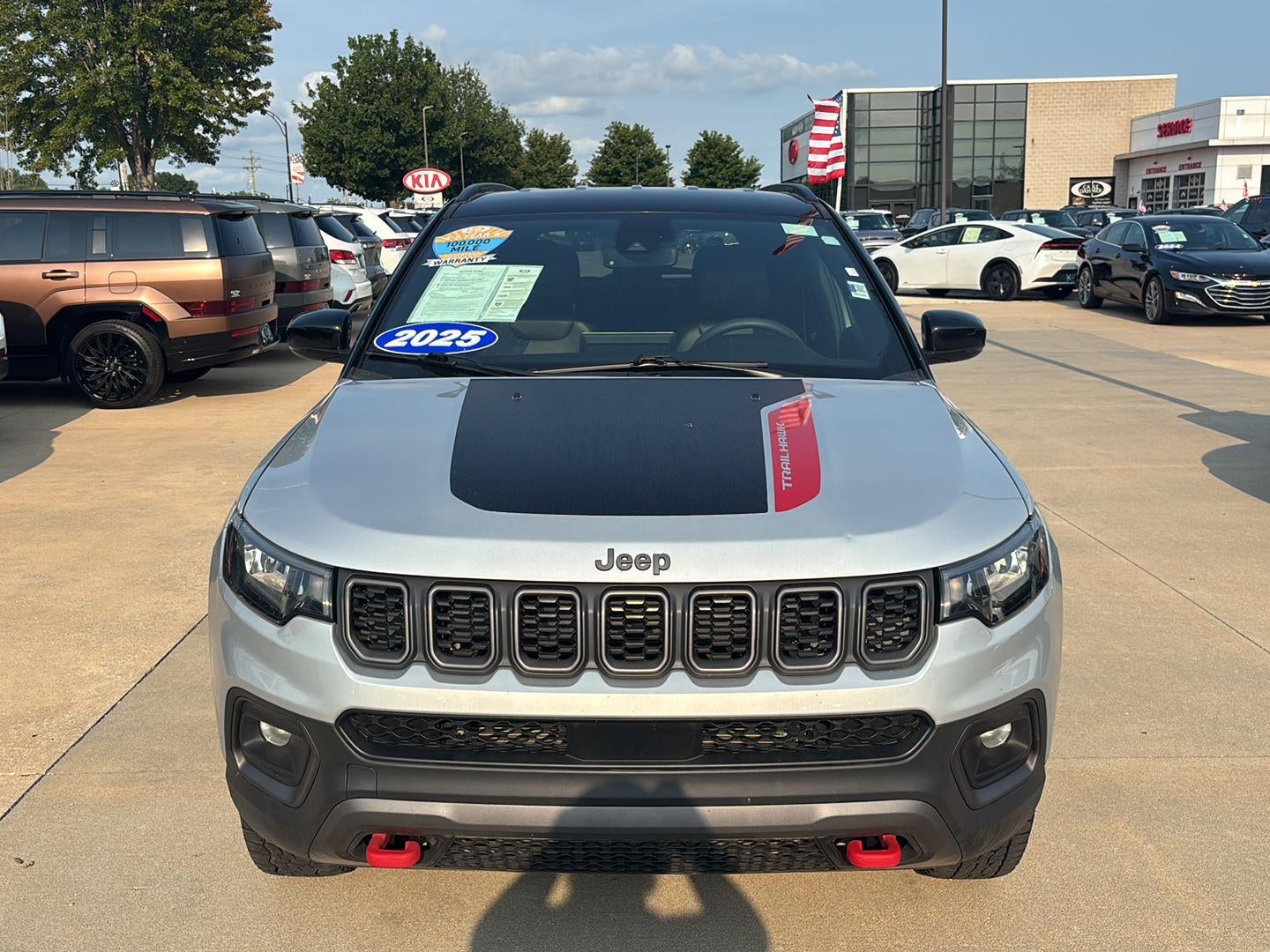 Used 2025 Jeep Compass Trailhawk with VIN 3C4NJDDN4ST532518 for sale in Kansas City