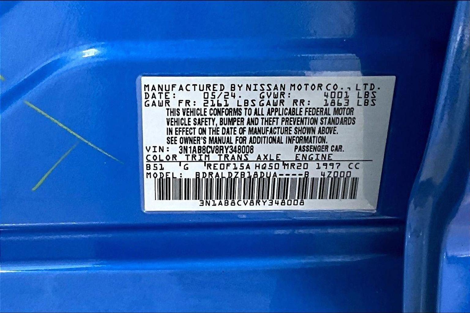 2024 Nissan Sentra SV