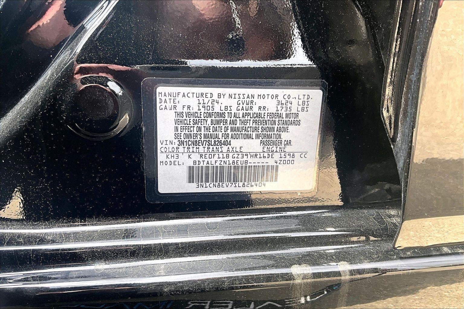 2025 Nissan Versa SV