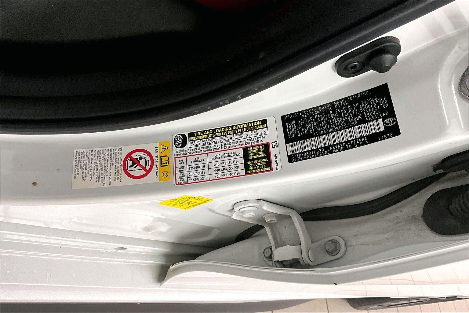 2019 Toyota Camry XSE