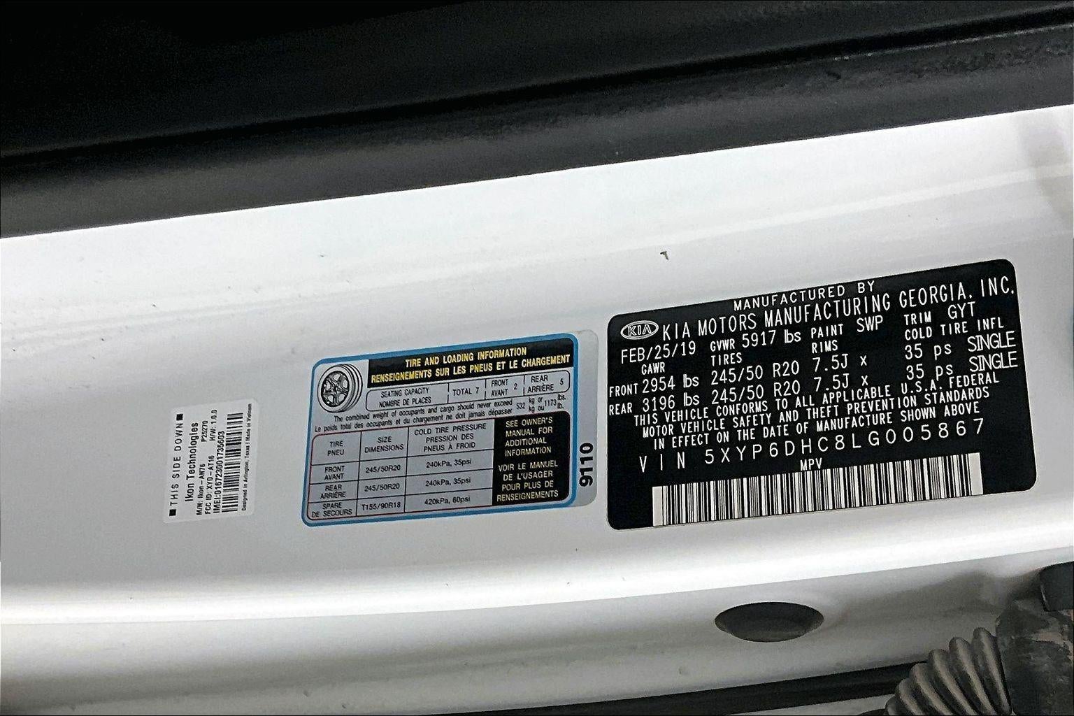 2020 Kia TELLURIDE S