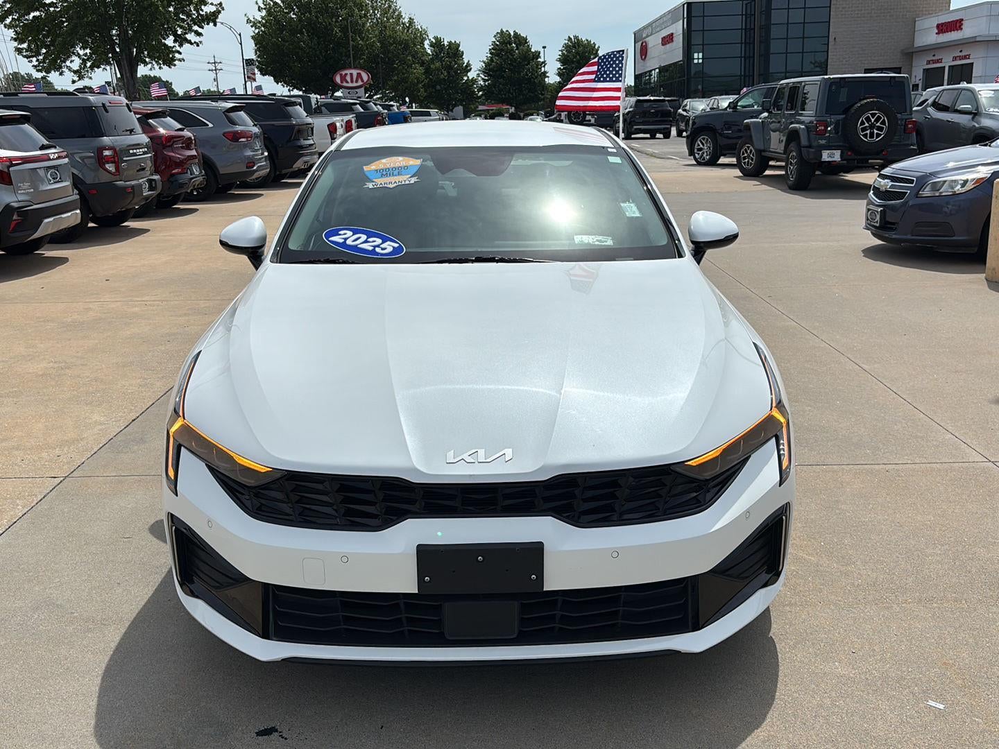 Used 2025 Kia K5 LXS with VIN KNAG24J76S5364891 for sale in Kansas City
