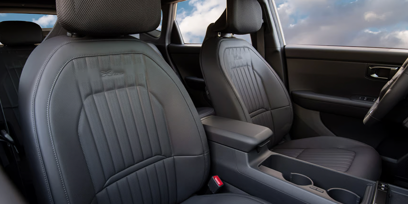 2027 Kia Seltos interior showing 12.3-inch touchscreen and driver-focused cabin