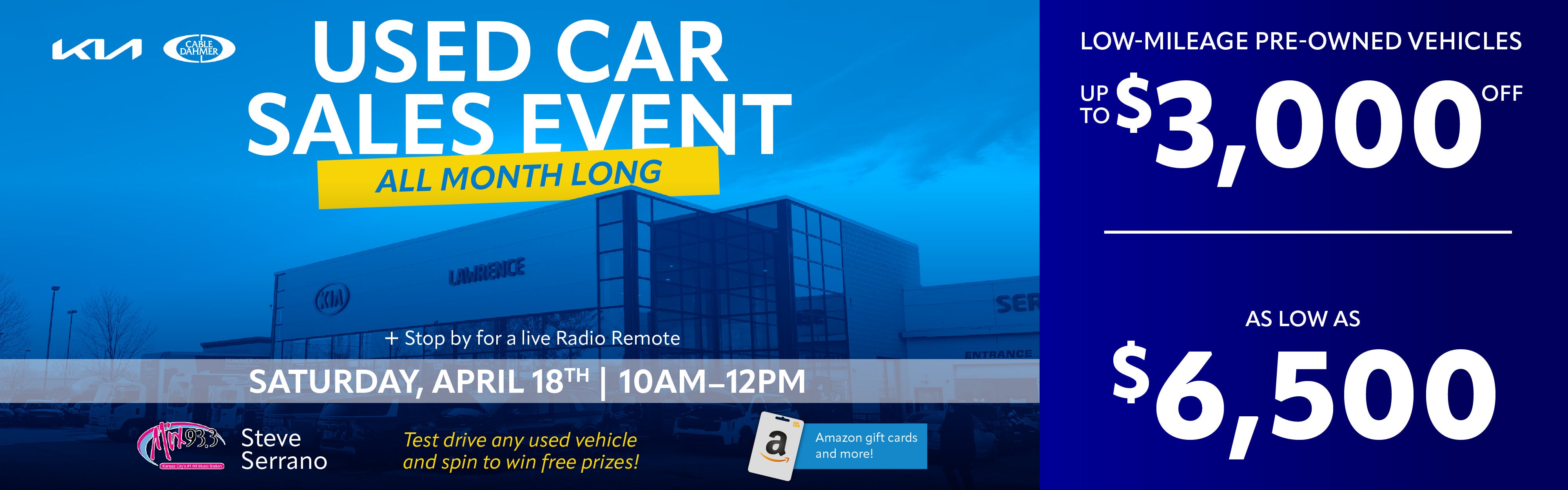 Used Car Sales Event 