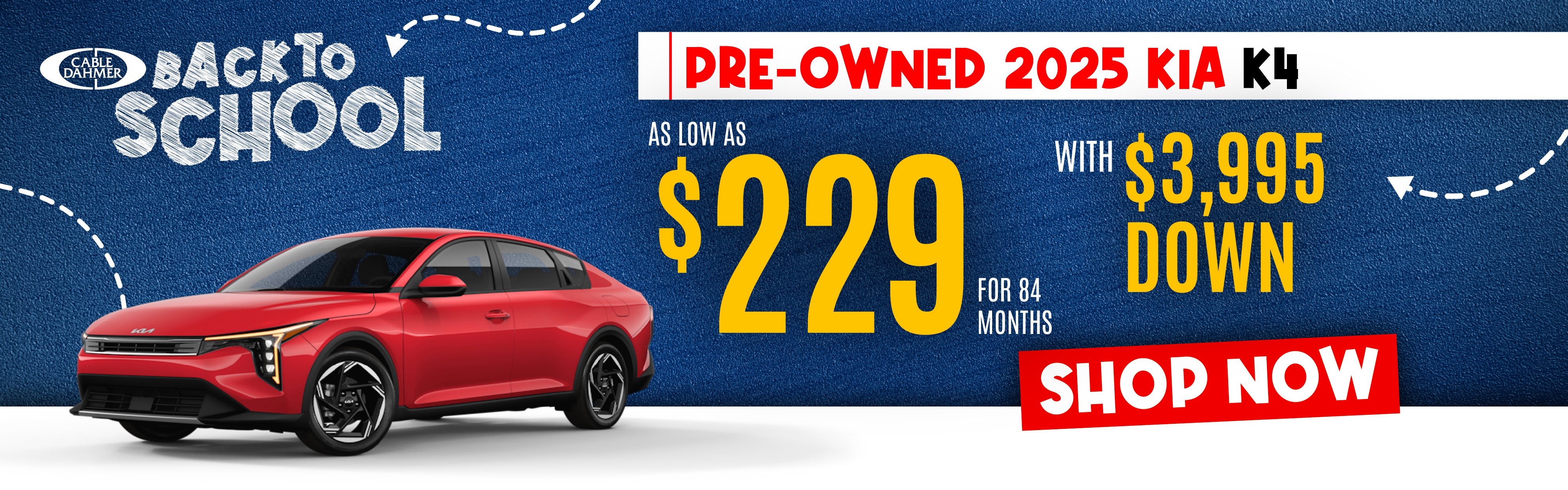 As low as $229/mo for 84 months with $3,995 down